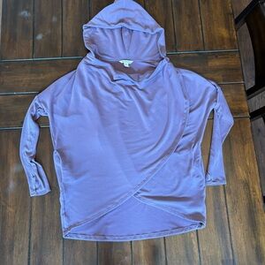 Athleta Women’s Purana Wrap Sweatshirt with Hood Yoga Loungewear Size M
